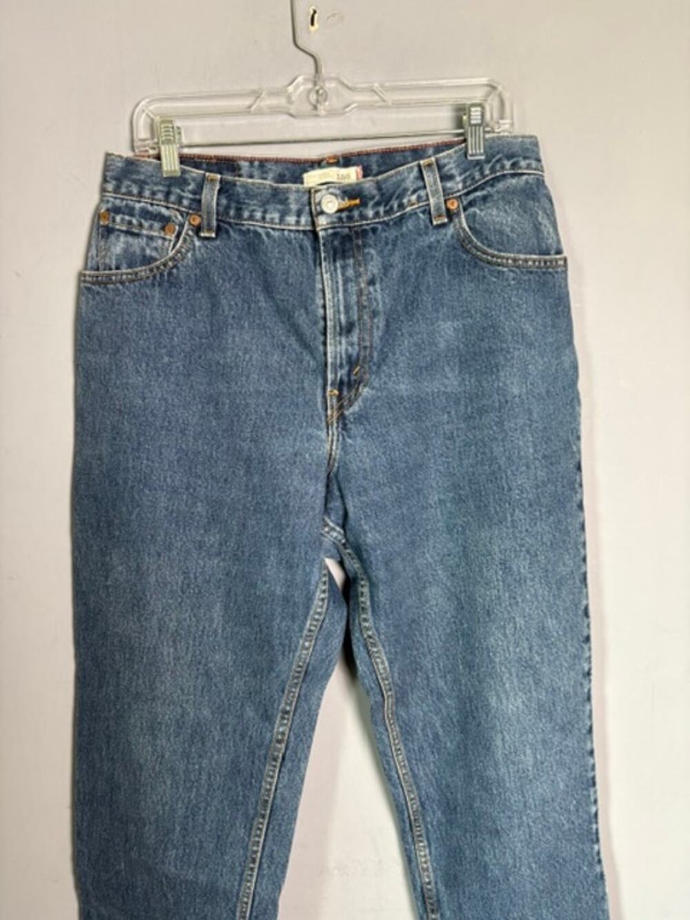 Levi’s 550 Womens Relaxed Tapered Blue Jeans Size 14 Short Mexico